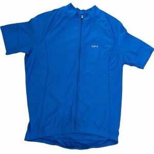GARNEAU Men’s Cycling Jersey Blue with Back Pockets M
